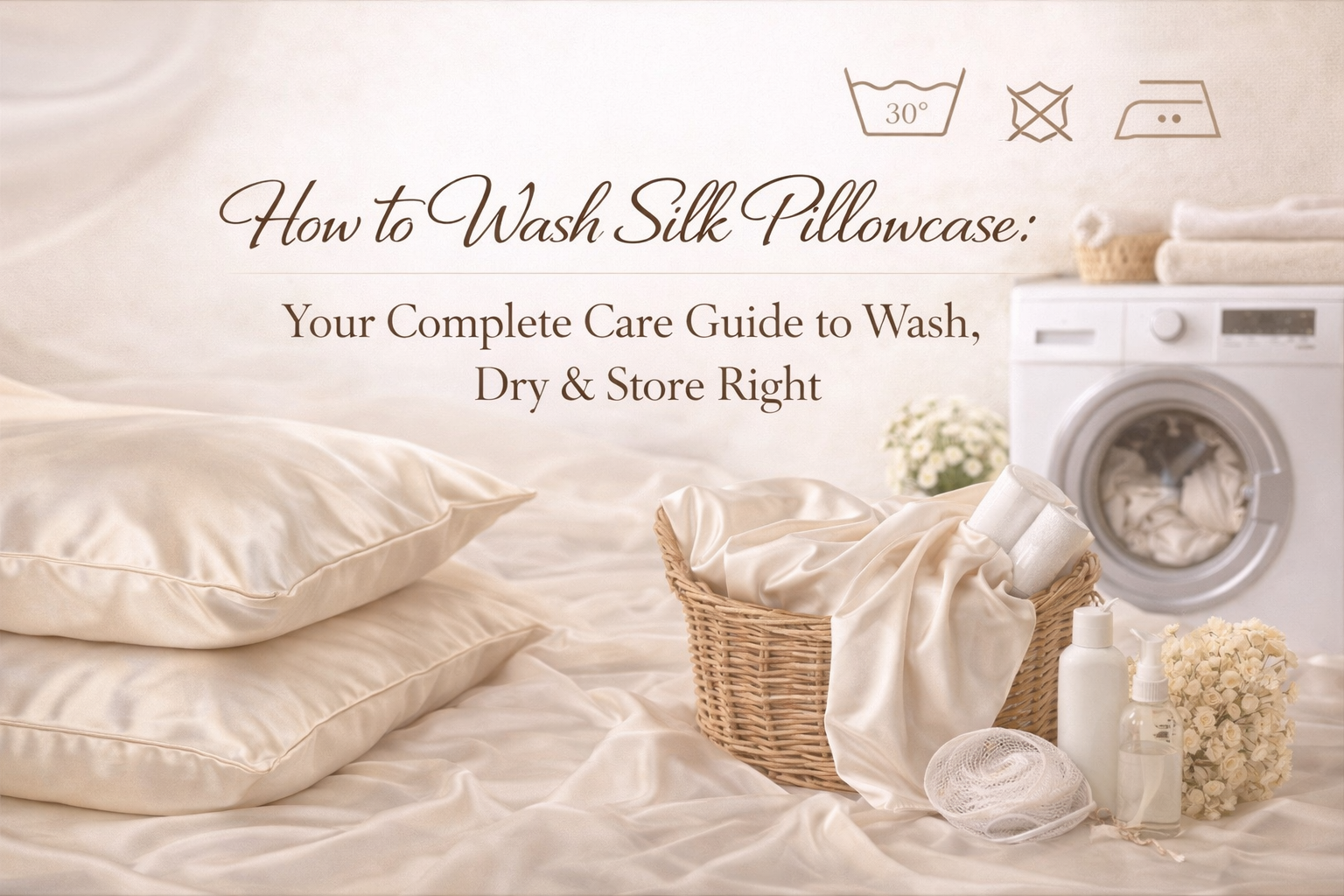 How to Wash Silk Pillowcase: Your Complete Care Guide to Wash, Dry & Store Right