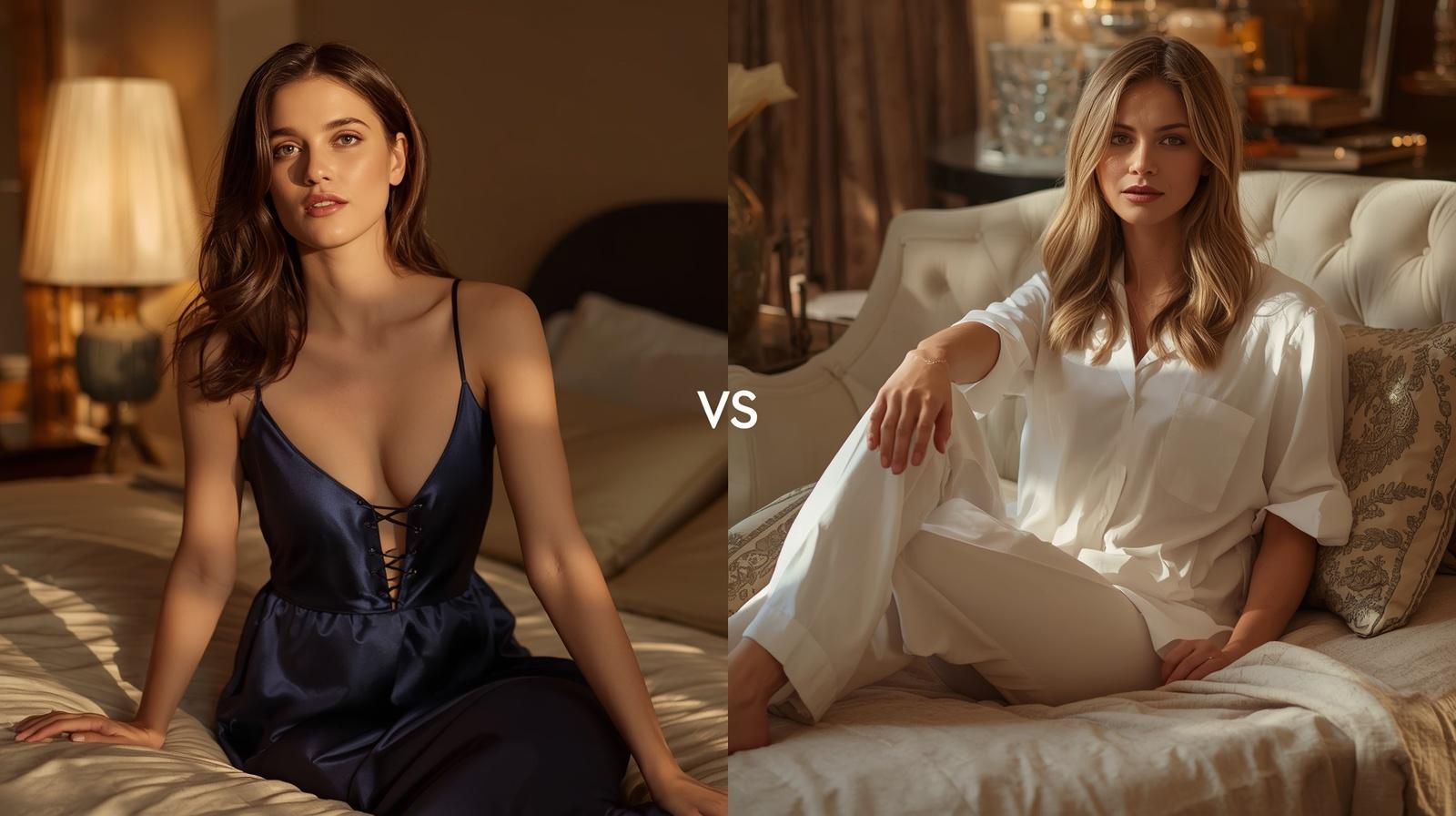 Silk Cami Set vs. Cotton Pajamas