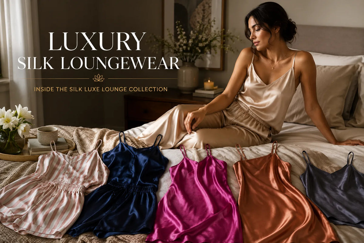 silk loungewear set